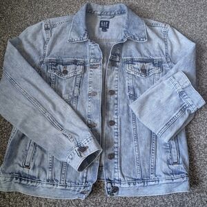 GAP Faded Wash Blue Denim Jacket